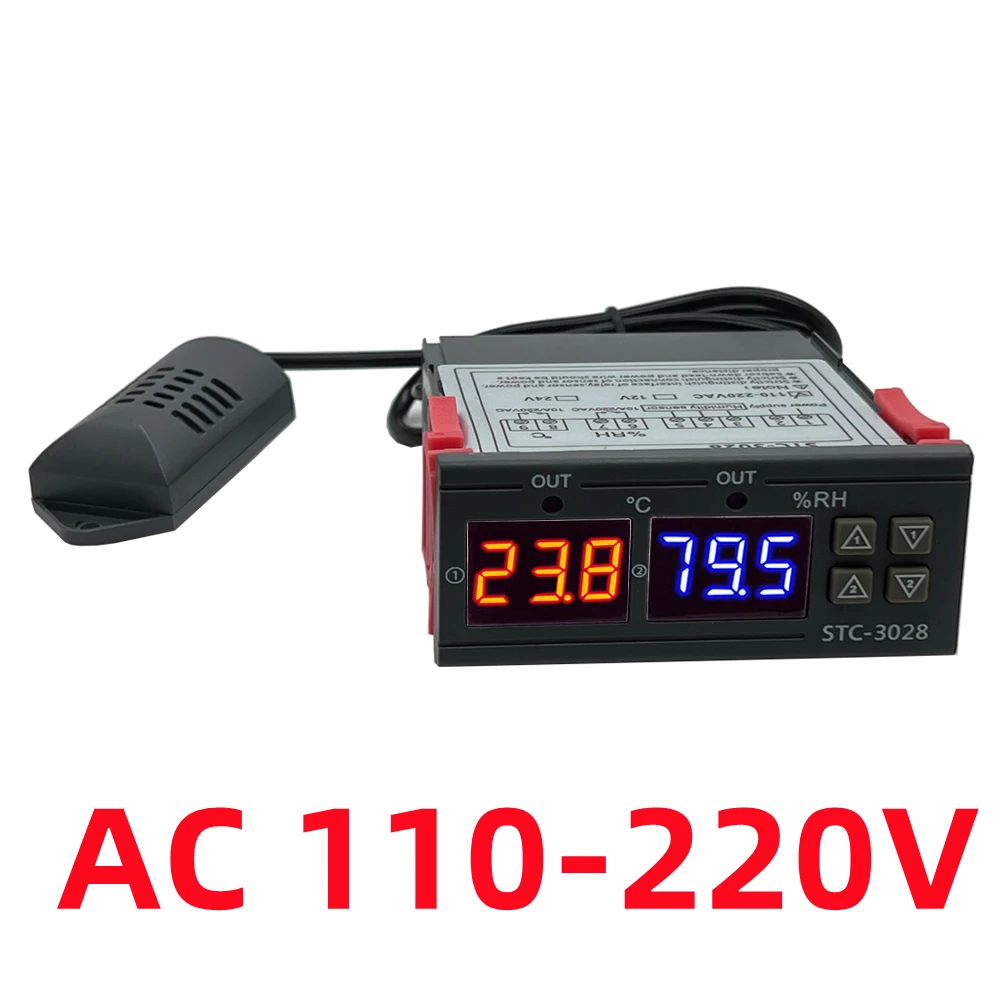 Dual Digital Thermostat and Humidity Controller STC-3028 7 Dual Digital Thermostat and Humidity Controller STC-3028 - Image 7