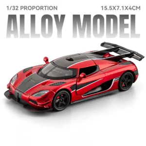 Red Miniature Diecast Car 1:32 Scale 17 Sccdbbd92bd5a4eaa983dc361f4e0edb3p