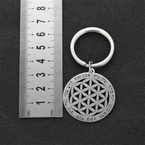 Stainless Steel Flower of Life Keychain 15 Sccdd637523b94a0baae81aa47ba8d76eb