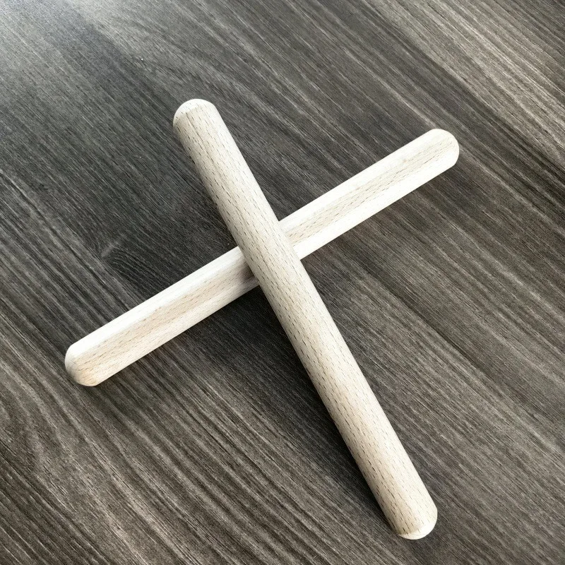 Natural Beech Drumsticks, 20cm for Rhythm 3 Natural Beech Drumsticks, 20cm for Rhythm - Image 3