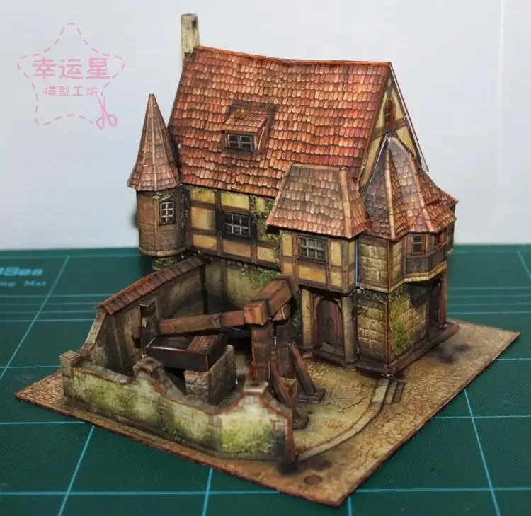 Medieval Cathedral Paper Model 1/87 Scale 4 Medieval Cathedral Paper Model 1/87 Scale - Image 4