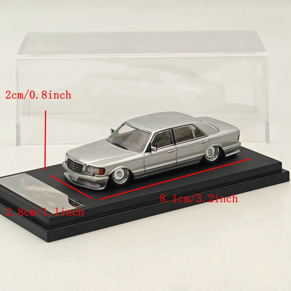 Diecast Mercedes-Benz W126 S560SEL Model 1:64 2 Diecast Mercedes-Benz W126 S560SEL Model 1:64 - Image 2