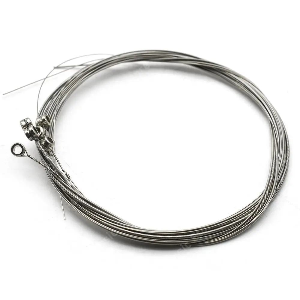 Silver Stainless Steel Electric Guitar Strings Set 3 Silver Stainless Steel Electric Guitar Strings Set - Image 3