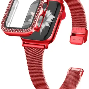 Luxurious Rhinestone Stainless Steel Apple Watch Case 40mm-45mm 19 Scdde31b8caff439688197cbb09c375feQ