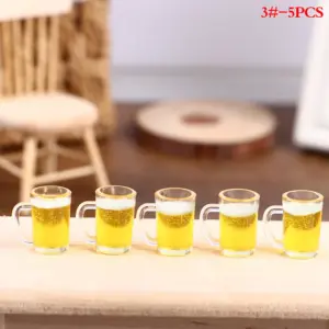 Miniature Resin Beverage Set for Dollhouses 16 Scde8b0fc60594db79735ca6a71deb03cB