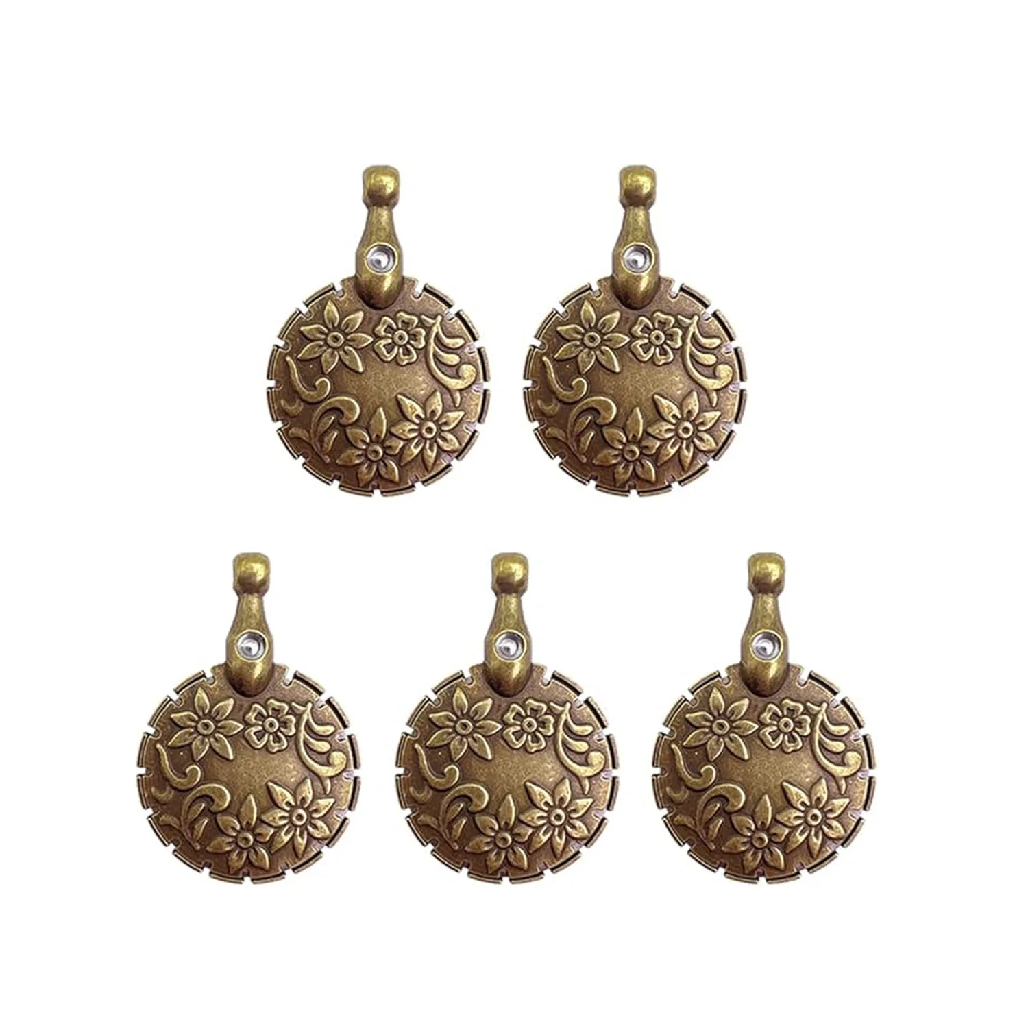 Vintage Stainless Steel Thread Cutter with Floral Engraving 8 Vintage Stainless Steel Thread Cutter with Floral Engraving - Image 8