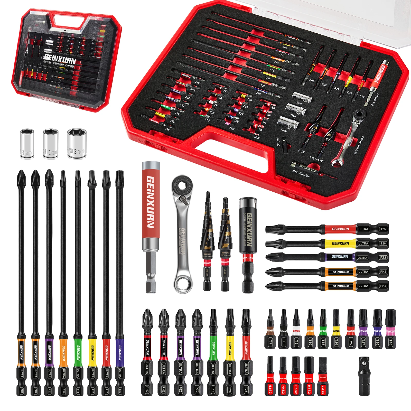 44-Piece Durable Tool Set with Storage Case 1 44-Piece Durable Tool Set with Storage Case