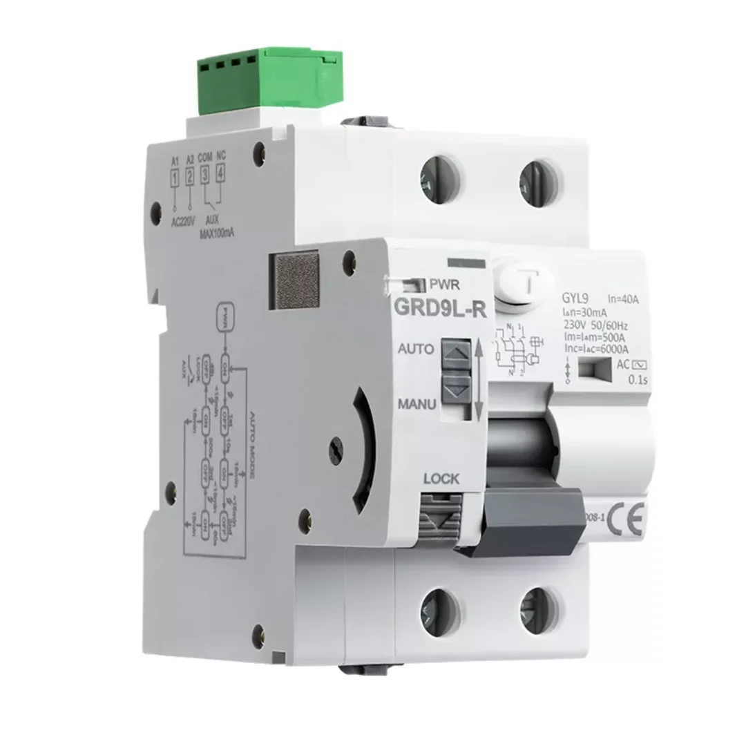 40A Digital Differential Breaker with RS485 Modbus 2 40A Digital Differential Breaker with RS485 Modbus - Image 2