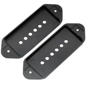 Black P90 Pickup Covers for Vintage Guitars 7 Sce2e4ba88d1144e3b00dd35a61fd9319Q