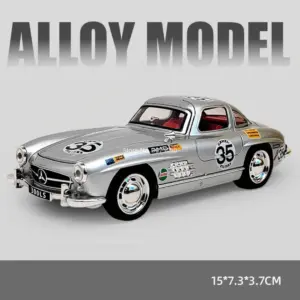 Vintage Silver Mercedes-Benz 300SL Diecast Model 15 Sce312d7932bc46f1b989651bc0b3ce6ee