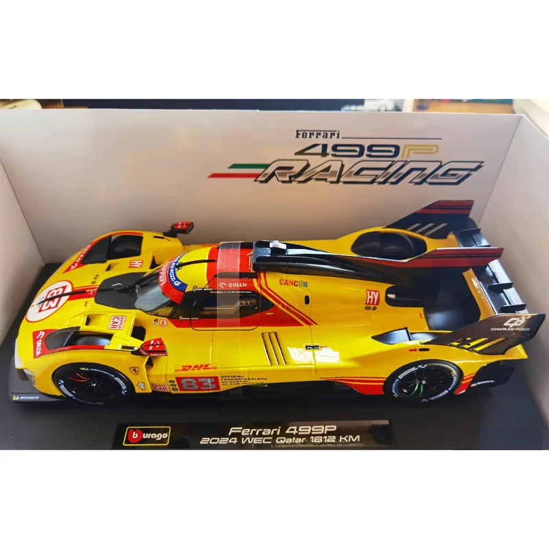 Ferrari 499p 1:18 Diecast Model Replica 5 Ferrari 499p 1:18 Diecast Model Replica - Image 5