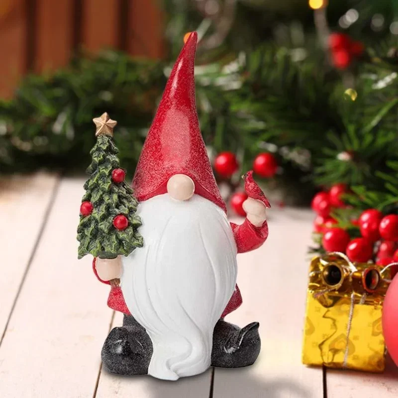 Festive Resin Christmas Garden Gnome 7 Festive Resin Christmas Garden Gnome - Image 7