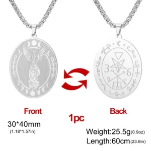 Stainless Steel Lilith Sigil Necklace 15 Sce9f485254444445b9eb6b7936189abaG