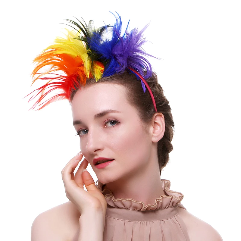 Colorful Feather Headbands for Adults 3 Colorful Feather Headbands for Adults - Image 3