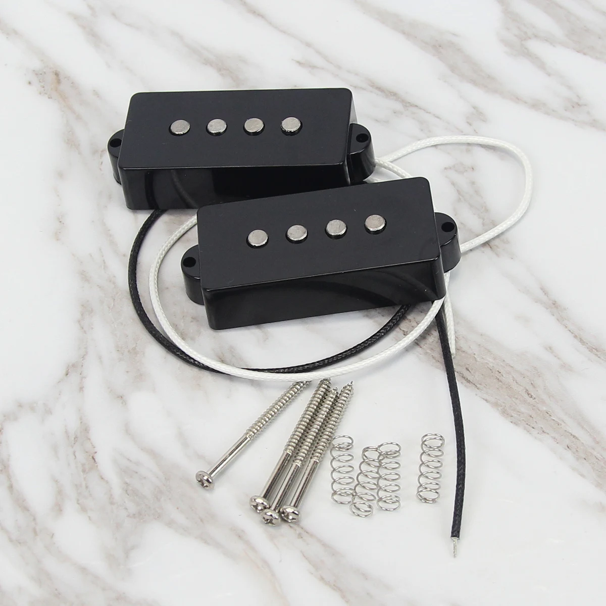 Black Precision and Jazz Bass Pickup Set 6 Black Precision and Jazz Bass Pickup Set - Image 6