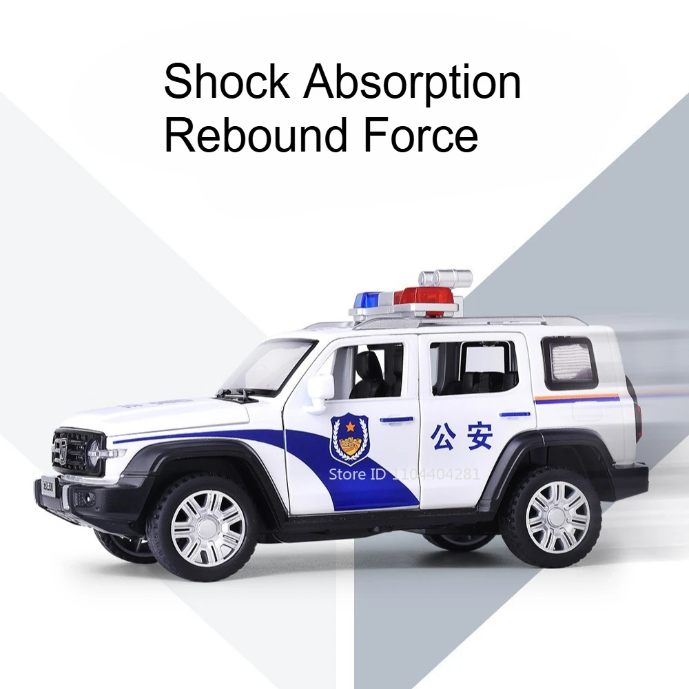 1:32 Diecast Police Car Model for Collectors 6 1:32 Diecast Police Car Model for Collectors - Image 6