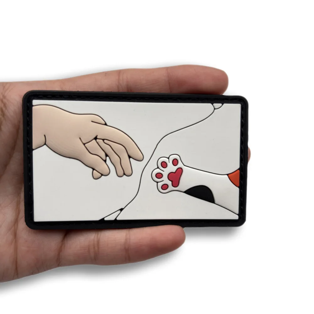 Glow-in-the-Dark Cartoon Kitten Patch for Accessories 4 Glow-in-the-Dark Cartoon Kitten Patch for Accessories - Image 4