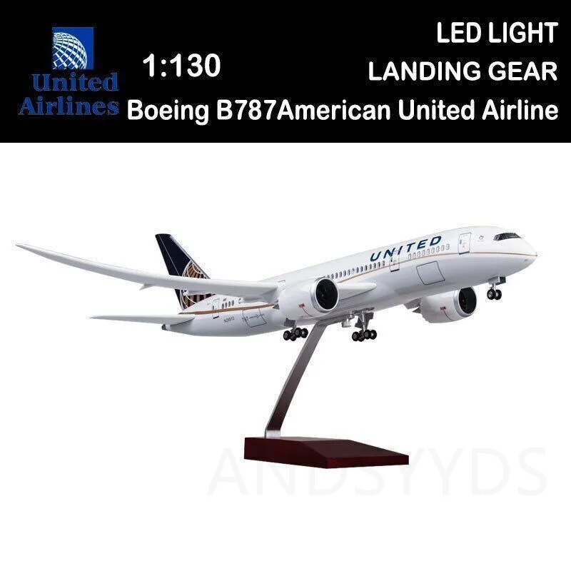 United Airlines Boeing B787 Model 1:130 Scale 2 United Airlines Boeing B787 Model 1:130 Scale - Image 2