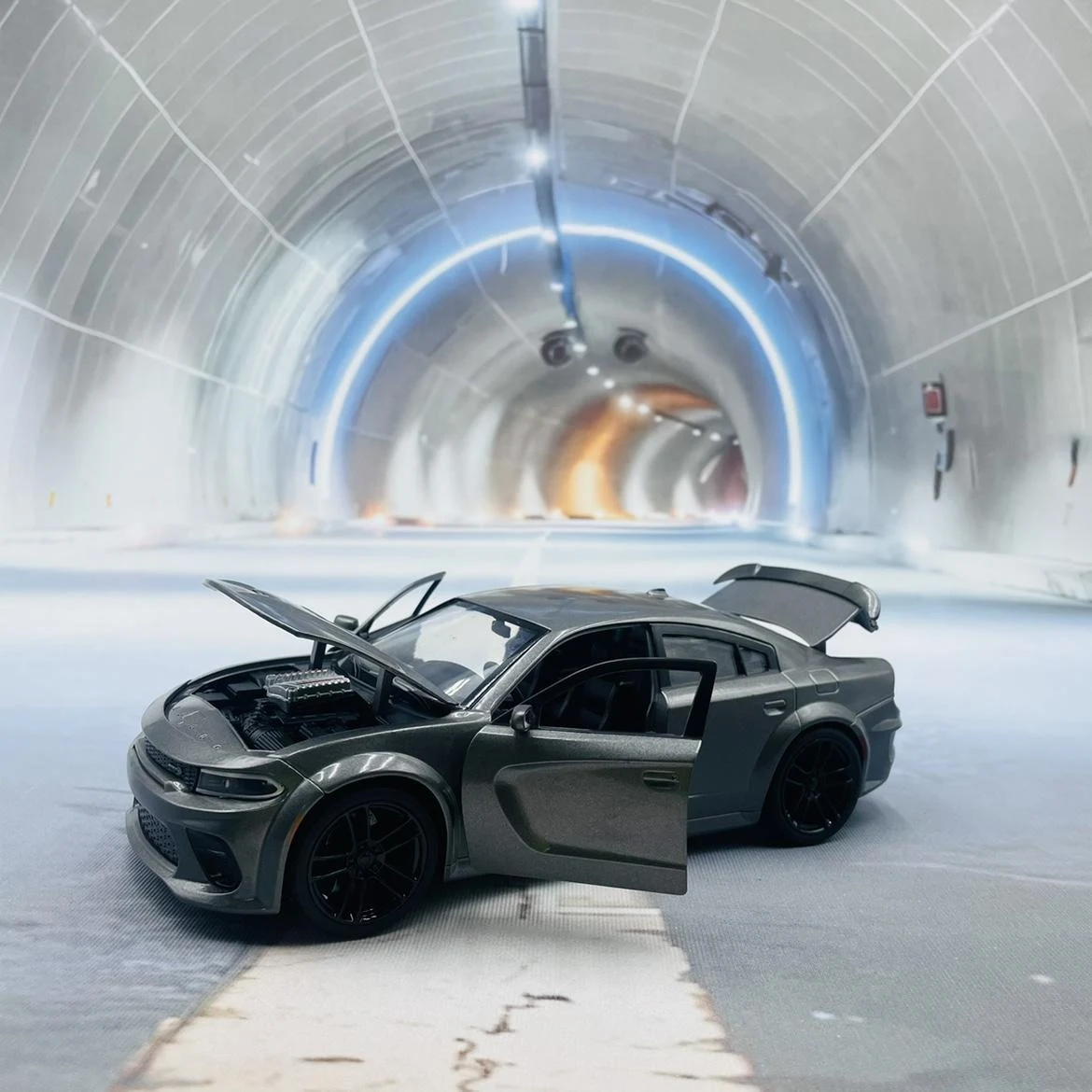 1:24 Challenger Charger SRT Hellcat Diecast Model 6 1:24 Challenger Charger SRT Hellcat Diecast Model - Image 6