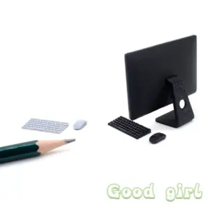 Miniature Desktop Computer Set for Dollhouses 12 Scfdb1a597efa45349effd6a1b28a6db1k