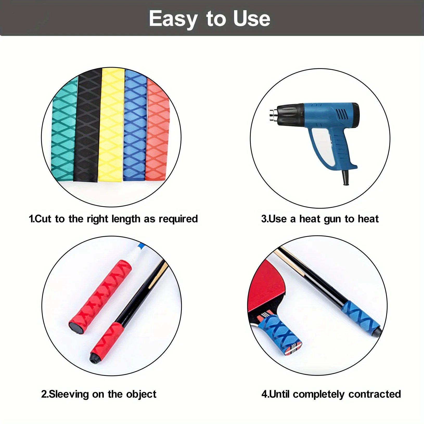 Non-slip Heat Shrink Tubing for DIY Projects 6 Non-slip Heat Shrink Tubing for DIY Projects - Image 6