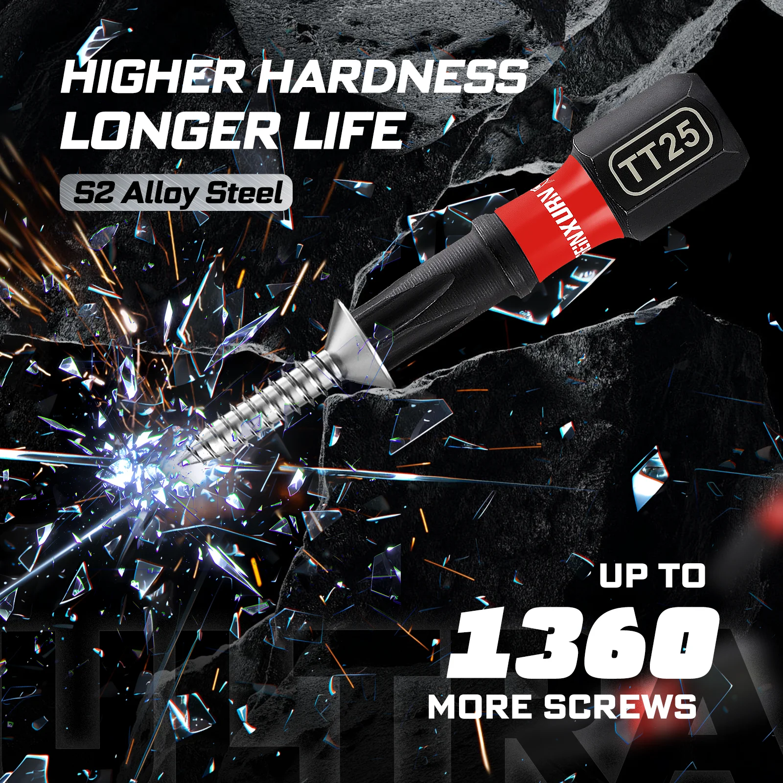 Impact Bit Set with Color Coding and Magnetic Holder 6 Impact Bit Set with Color Coding and Magnetic Holder - Image 6