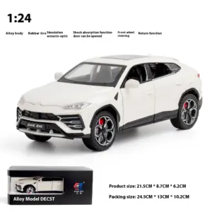 Yellow 1:24 Urus Bison Diecast Model 15 Sd041533db8e345aeae9cd09830a1d520D