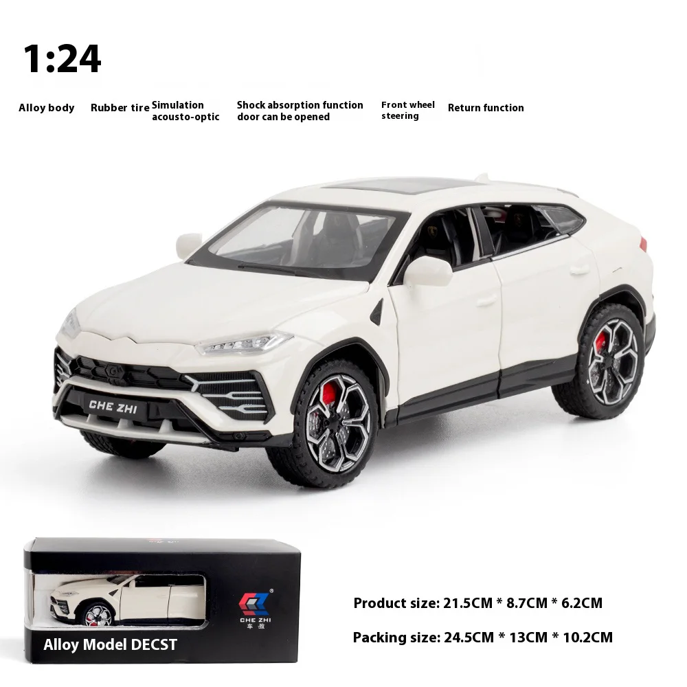 Yellow 1:24 Urus Bison Diecast Model 7 Yellow 1:24 Urus Bison Diecast Model - Image 7