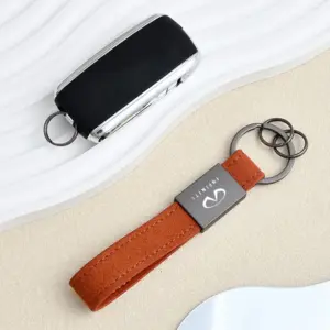 Infiniti Leather Car Keychain in Multiple Colors 7 Sd057074b39fb4321adb8e26632881578l