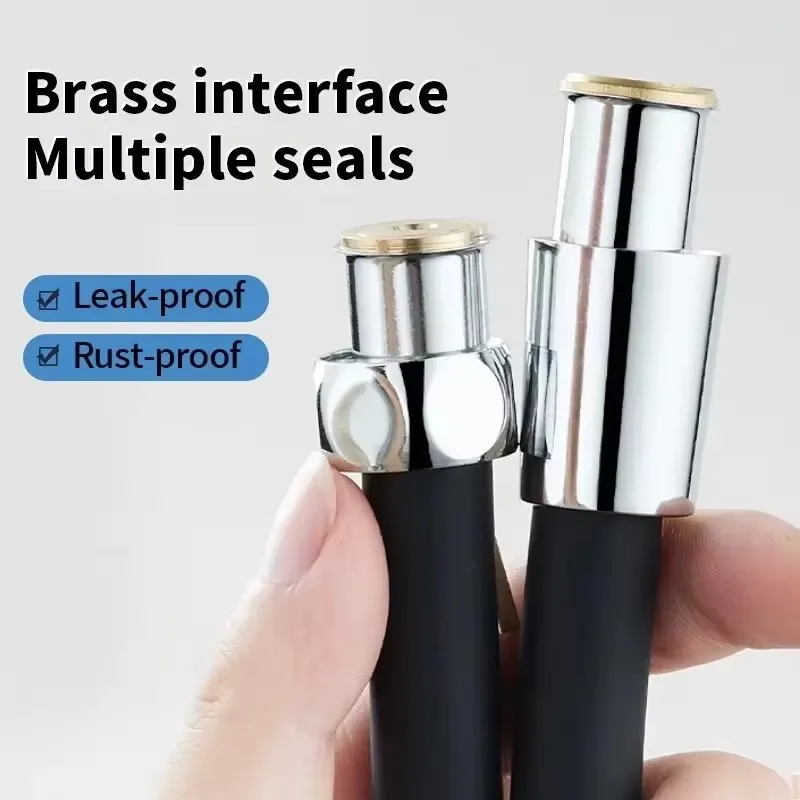 Silicone Shower Hose 150cm or 200cm with Metallic Connectors 4 Silicone Shower Hose 150cm or 200cm with Metallic Connectors - Image 4