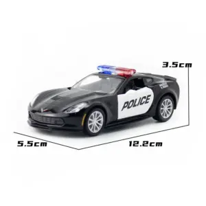 Black Chevrolet Corvette C7 Diecast Model 1:36 Scale 10 Sd09792ca64d3442989b7a45f24ea56bf7