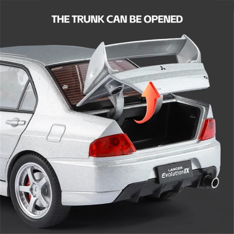 Mitsubishi Lancer Evolution EV09 1:24 Diecast Model 4 Mitsubishi Lancer Evolution EV09 1:24 Diecast Model - Image 4