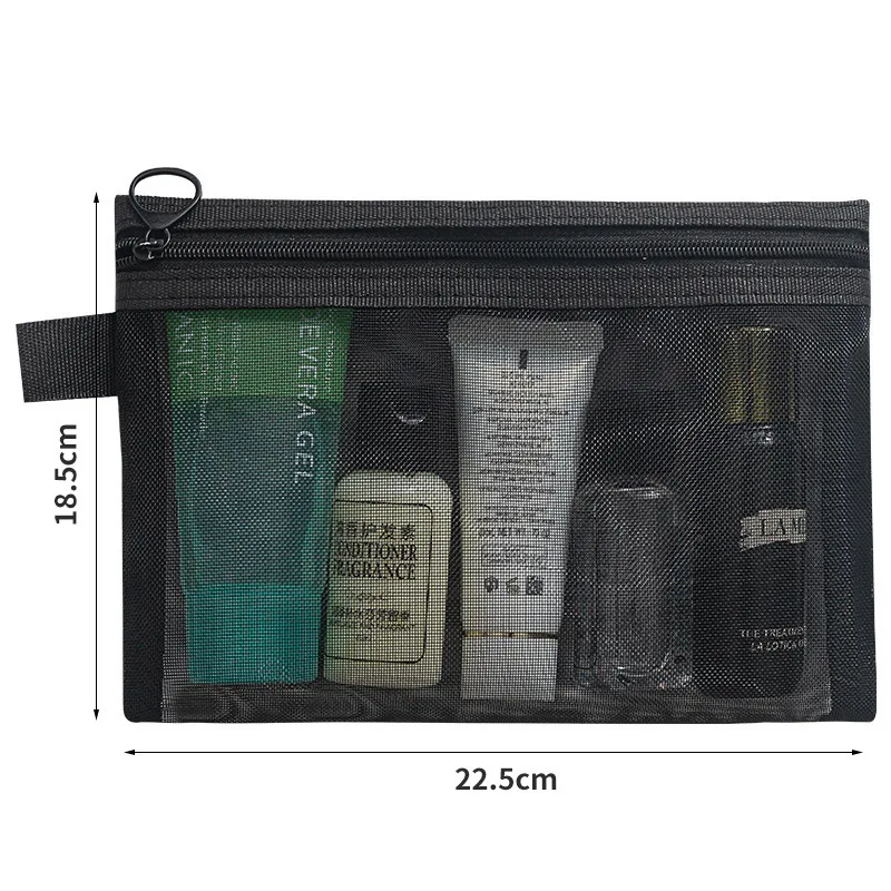 Large Capacity Mesh Cosmetic Bag for Travel 7 Large Capacity Mesh Cosmetic Bag for Travel - Image 7