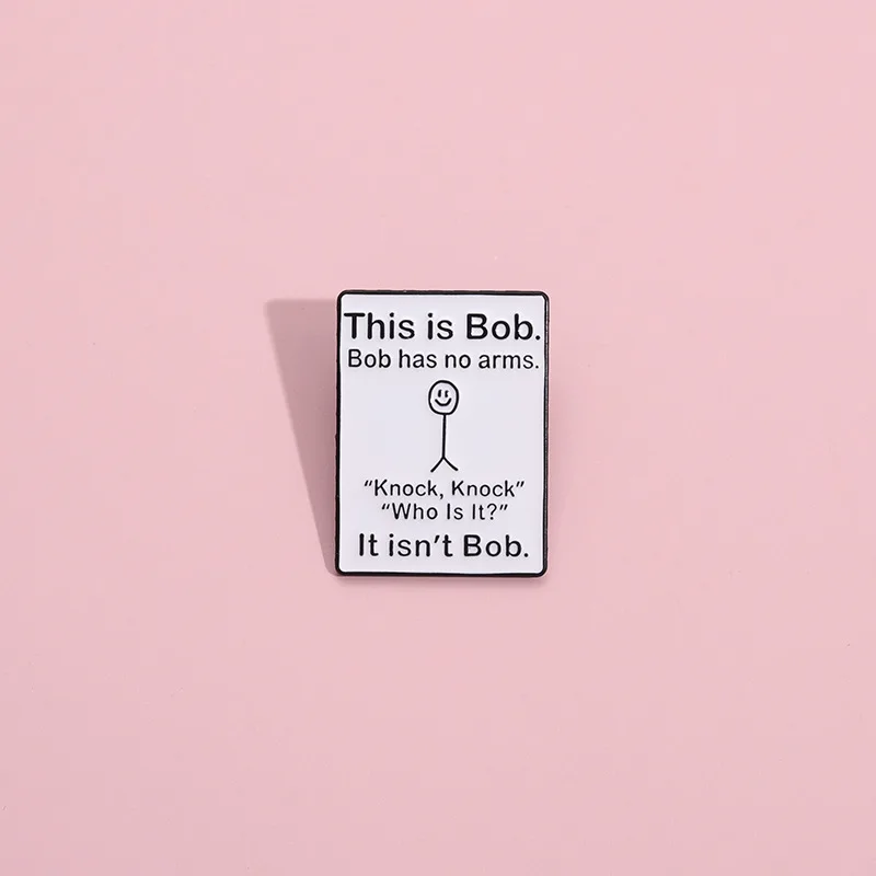 Black Enamel Artistic Brooch for Men and Women 5 Black Enamel Artistic Brooch for Men and Women - Image 5