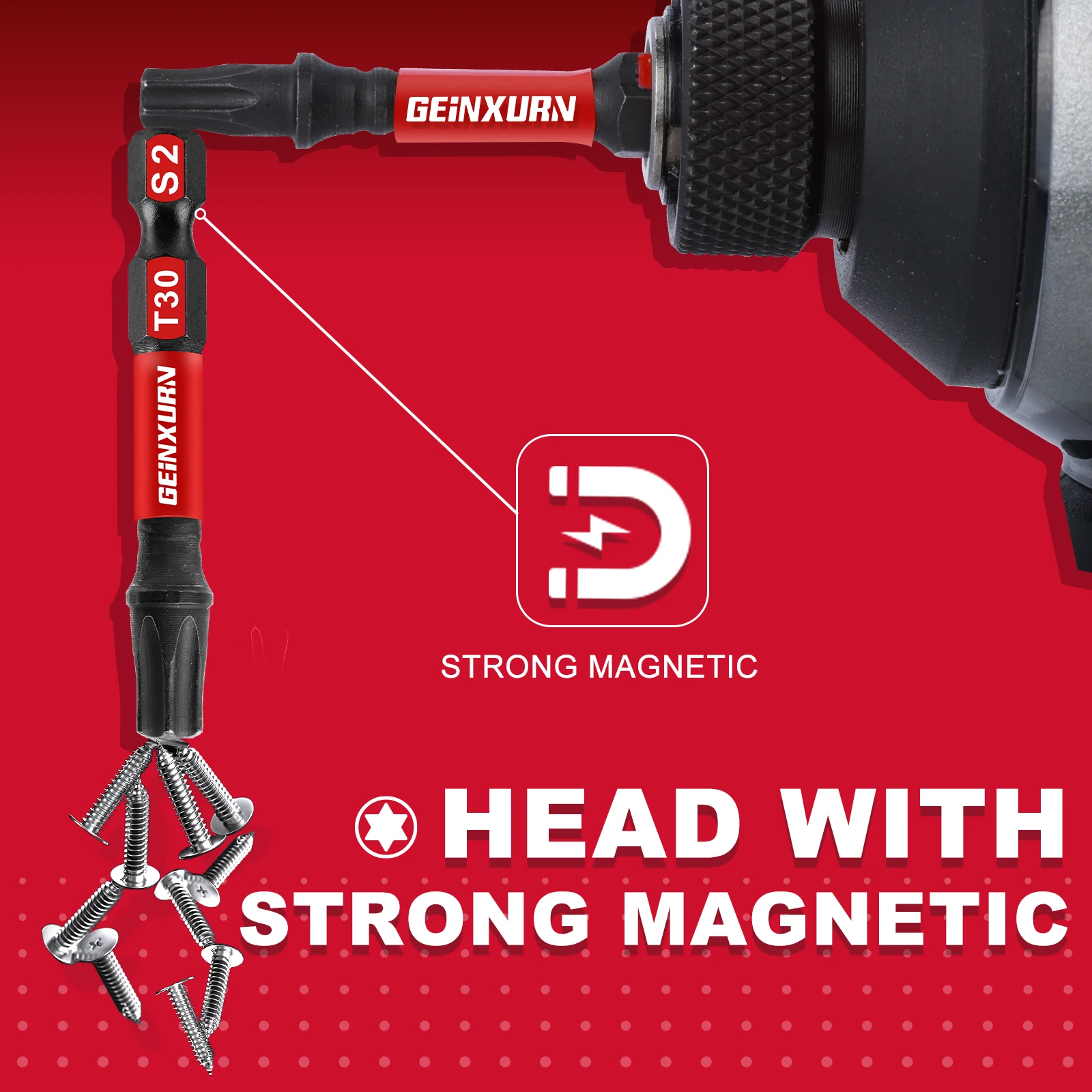 Impact Torx Screwdriver Bits Set 45-Piece, Alloy Steel 4 Impact Torx Screwdriver Bits Set 45-Piece, Alloy Steel - Image 4