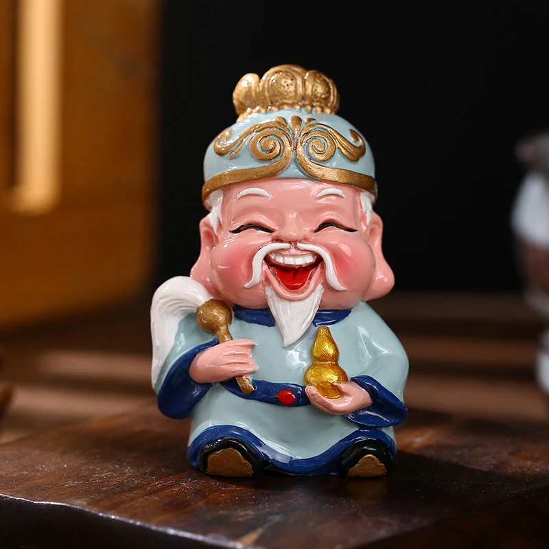 Vibrant Resin Fortune Gods Decorative Figurine 10 Vibrant Resin Fortune Gods Decorative Figurine - Image 10