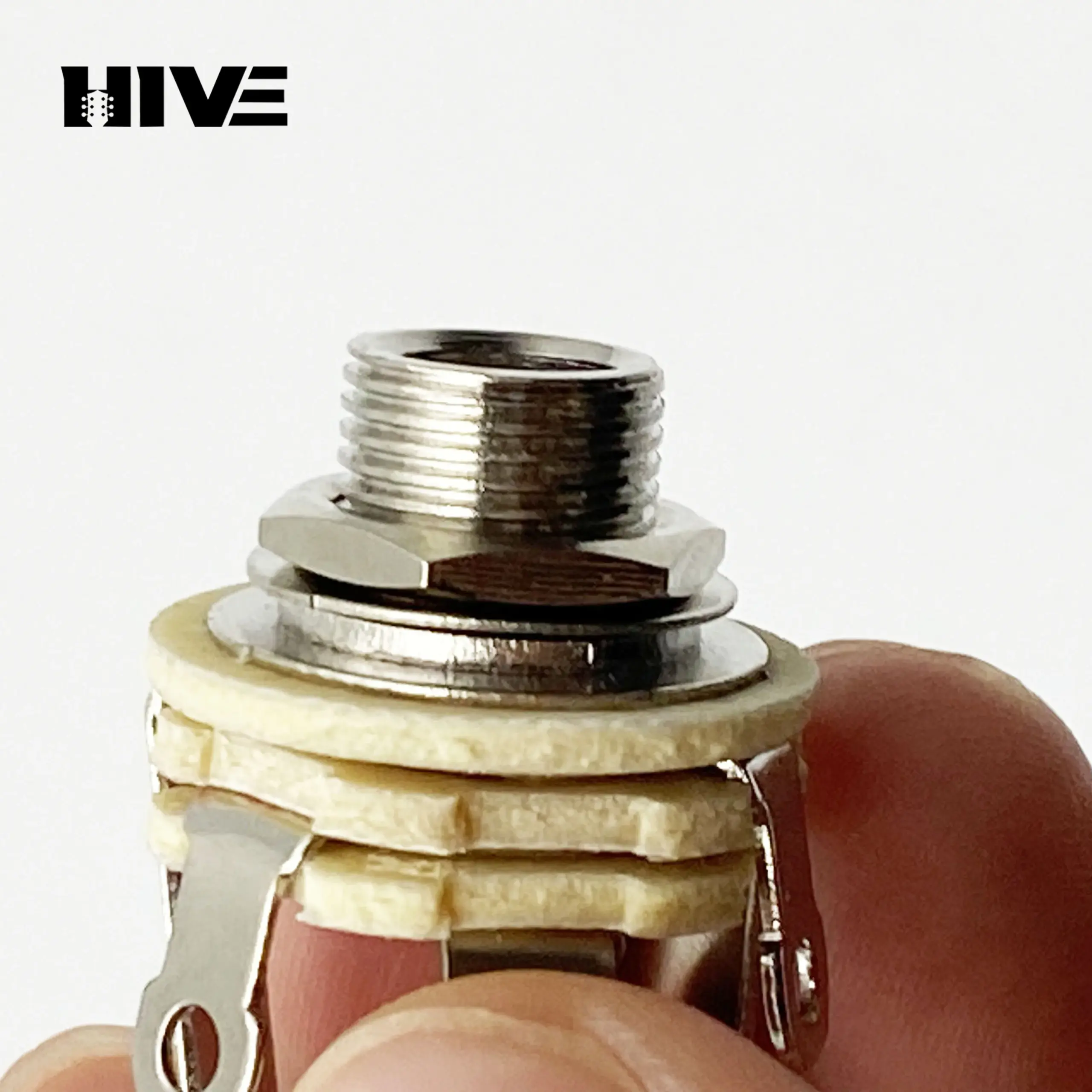 Dual-Channel Silver Guitar Output Jack 6 Dual-Channel Silver Guitar Output Jack - Image 6