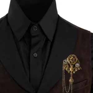 Steampunk Skeleton Bat Brooch for Gothic Style 11 Sd13ec7390de94f27858ae326e46fad51n