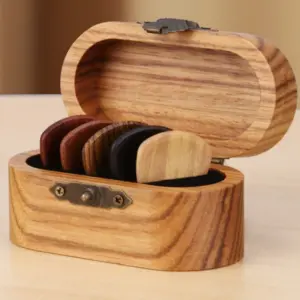 Handcrafted Wooden Heart-shaped Guitar Picks Set 13 Sd13ec74612214af99d374b9ed33acca33