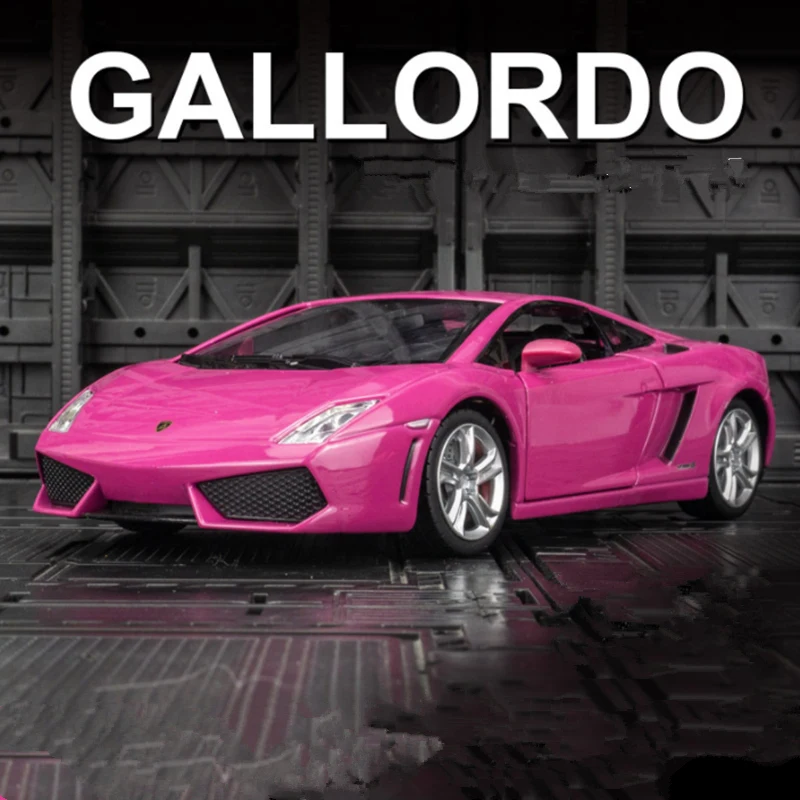 Pink Lamborghini Gallardo 1:24 Diecast Model 8 Pink Lamborghini Gallardo 1:24 Diecast Model - Image 8