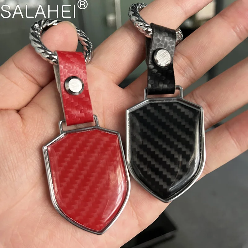 Chery Logo Shield Keychain in Red or Black 4 Chery Logo Shield Keychain in Red or Black - Image 4