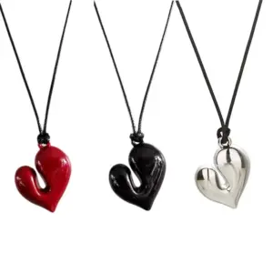 Irregular Heart Pendant Necklace for Women 13 Sd1a1fab0013d48fa9d3a0e90ebd954fdh