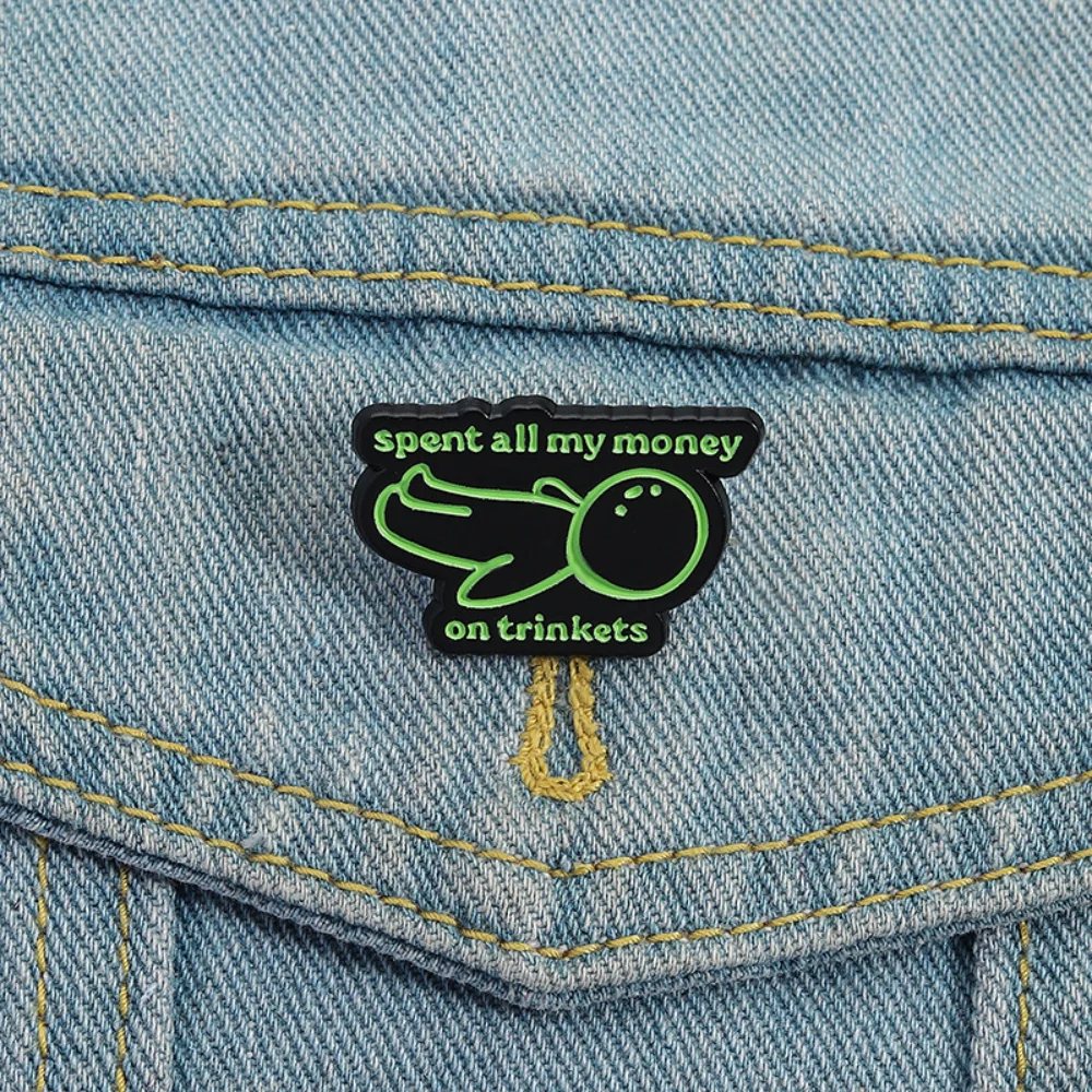 Humorous Cartoon Badge with Neon Text 5 Humorous Cartoon Badge with Neon Text - Image 5