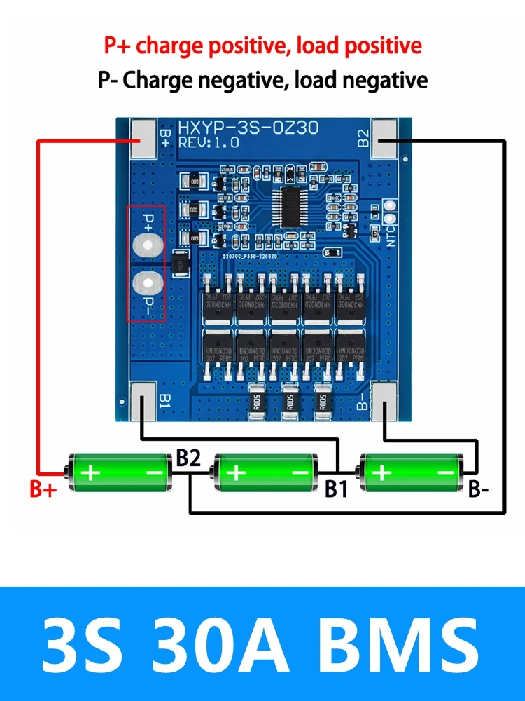 3S Lithium BMS for 12V Battery Packs 9 3S Lithium BMS for 12V Battery Packs - Image 9