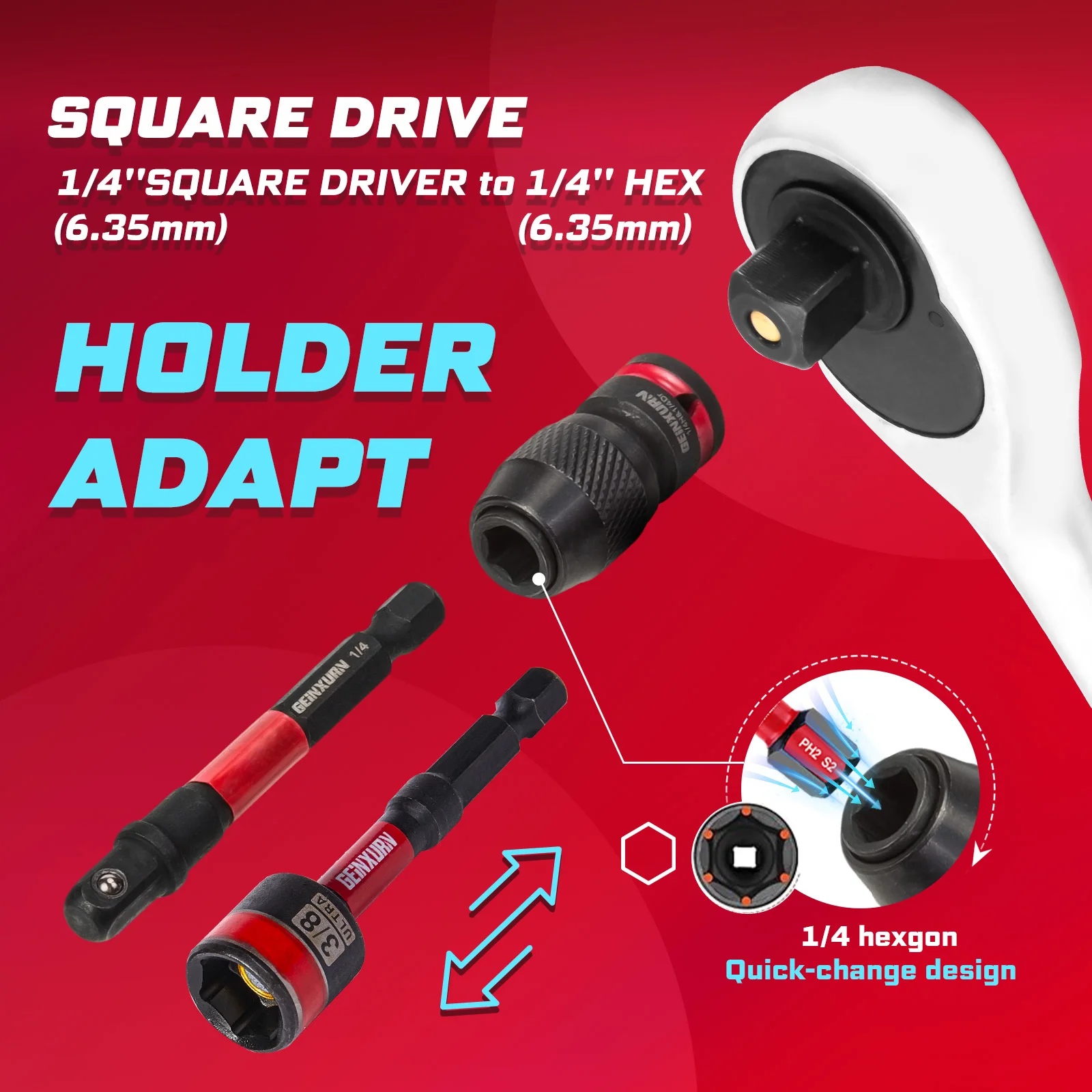 Professional Impact Screwdriver Set with 98 Pieces 5 Professional Impact Screwdriver Set with 98 Pieces - Image 5