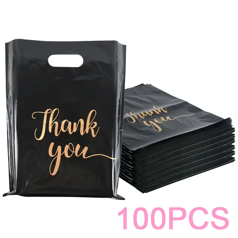 Black Gift Bags Set 50/100, 15x20cm & 20x30cm 7 Black Gift Bags Set 50/100, 15x20cm & 20x30cm - Image 7