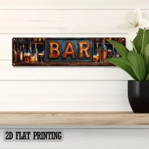 Vintage 10x40cm Metal BAR Sign with Rustic Finish 10 Sd228ddb9e6db4b40b08235df86c1015fU