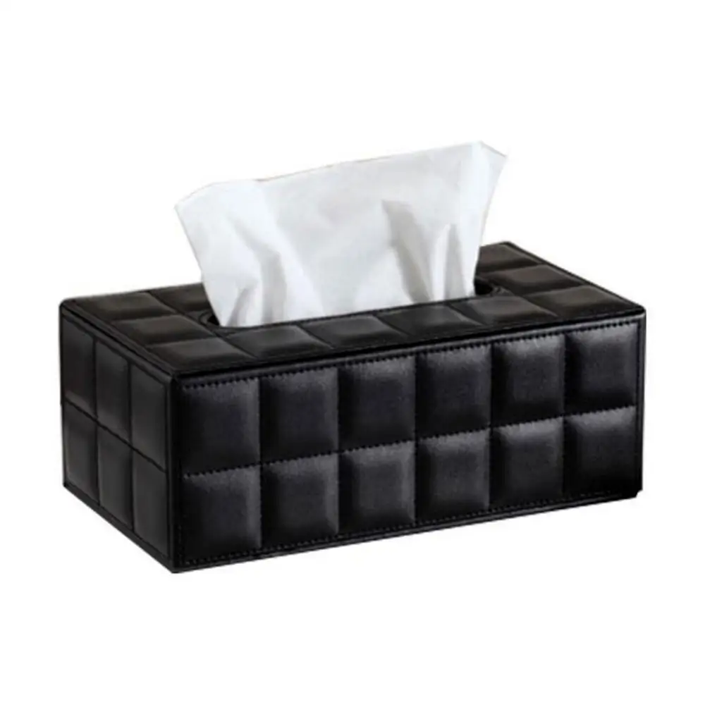 Faux Leather Tissue Box, 25x14x9.5cm 3 Faux Leather Tissue Box, 25x14x9.5cm - Image 3
