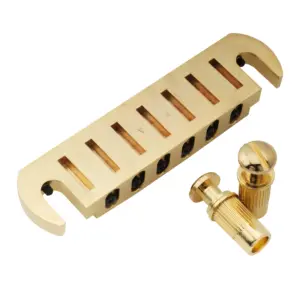 Wilkinson M Series Gold Wraparound Bridge for Guitar 10 Sd24f35e8a60d40dfbc5efce33f6d3a7af