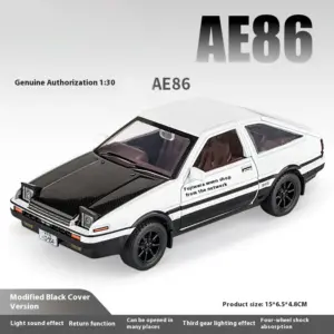 Toyota AE86 1:30 Scale Diecast Model Car 15 Sd28f29e7cf92444b886f9f7b0b6222b7Q